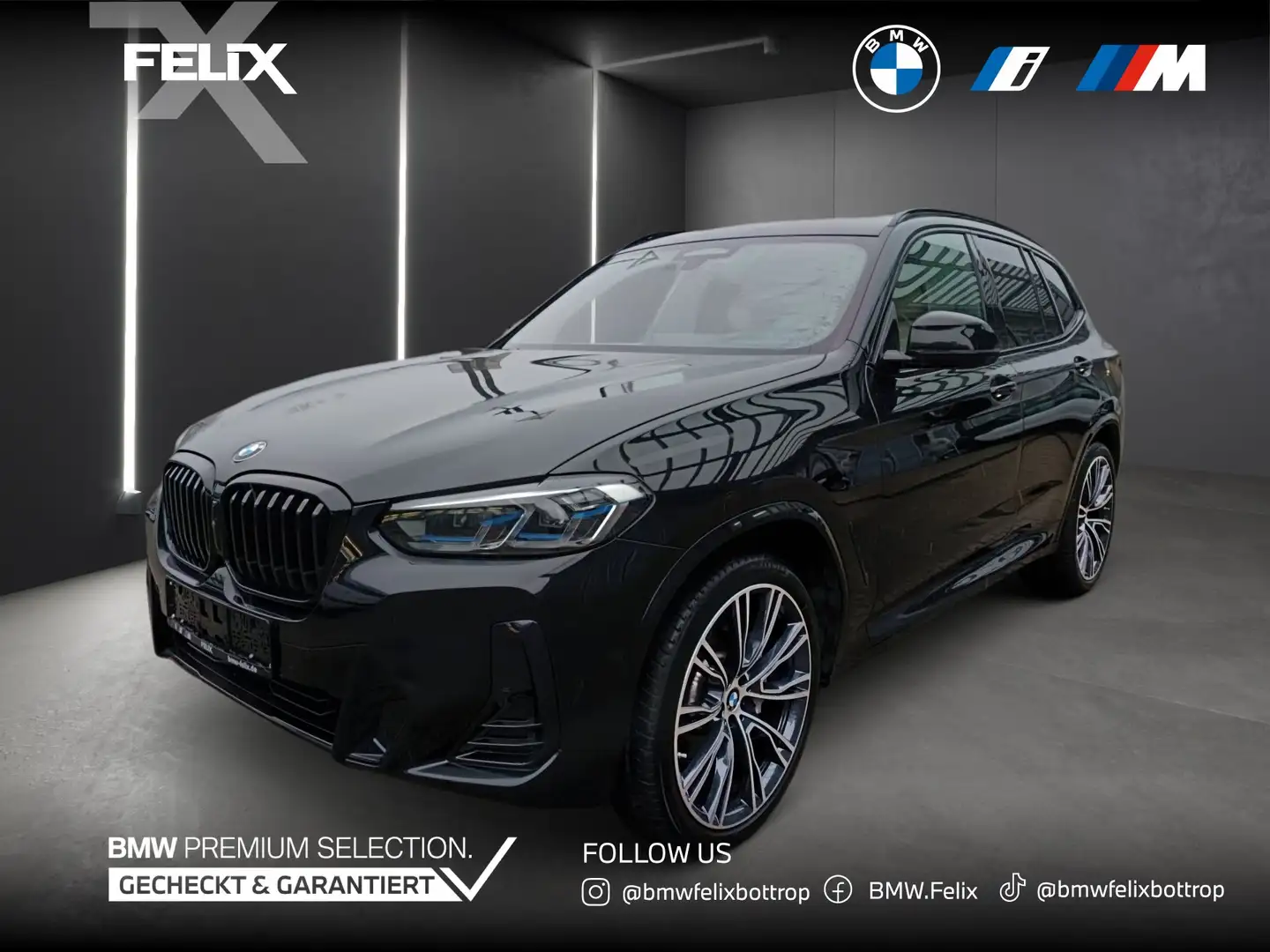 BMW X3 xDrive30i M SPORTPAKET+21"ALU+PANORAMA+STANDHEIZUN Noir - 1
