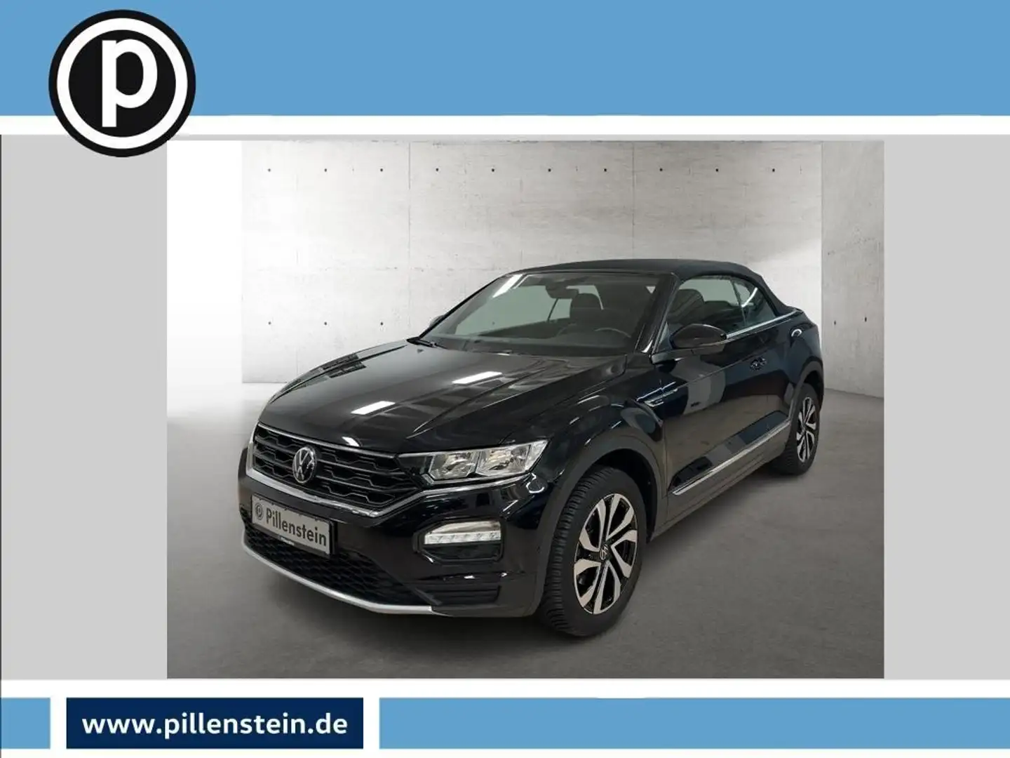 Volkswagen T-Roc Cabriolet ACTIVE 1.5 TSI DSG NAVI APP-C. KAMERA Schwarz - 1