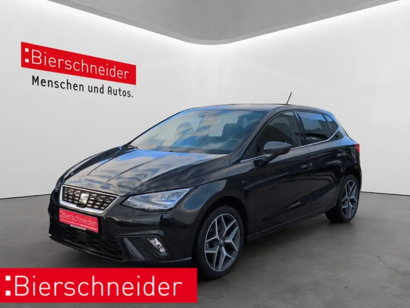 SEAT Ibiza 1.5 TSI DSG Xcellence VOLL-LED NAVI 17 ACC SHZ PDC Schwarz - 1
