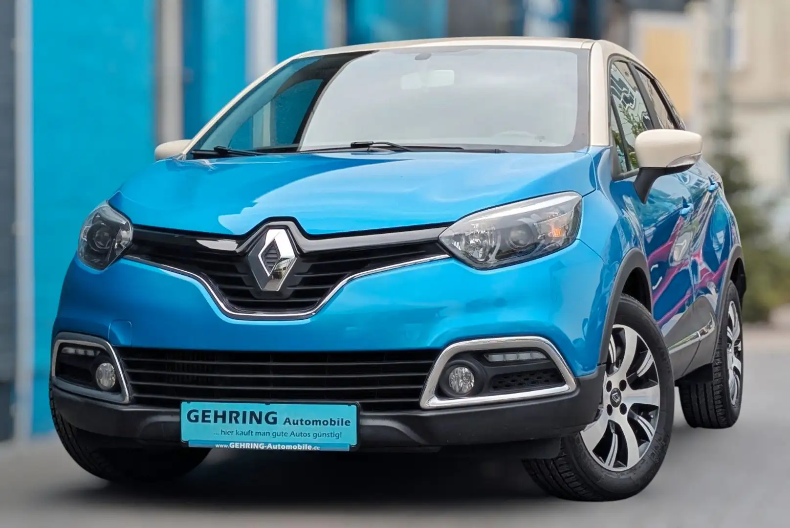 Renault Captur Dynamique 90 Klima PDC Standheizng 8Räder Blau - 1