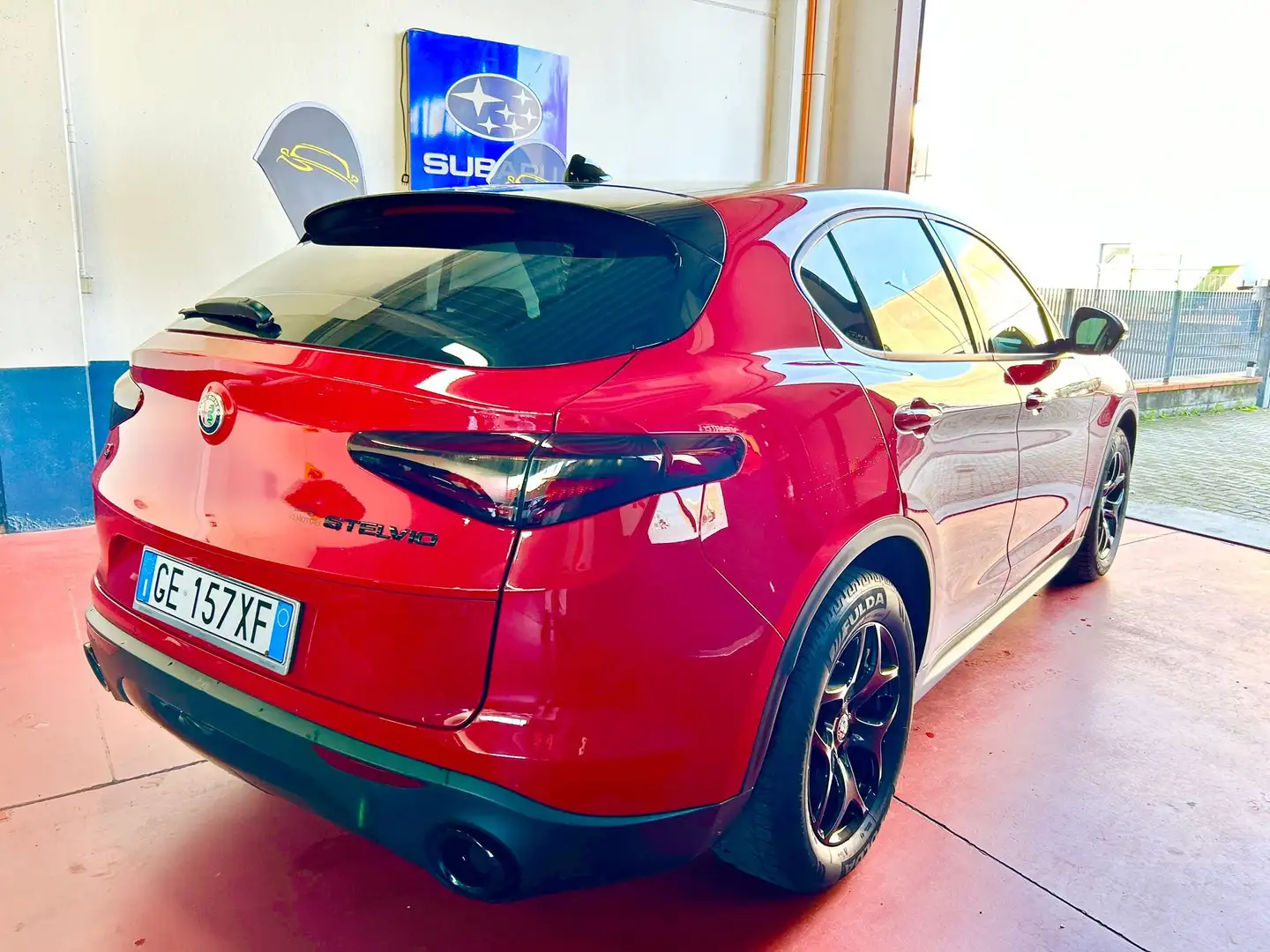 Alfa Romeo Stelvio Stelvio  2.2 t Sprint Q4 190cv auto Rouge - 2