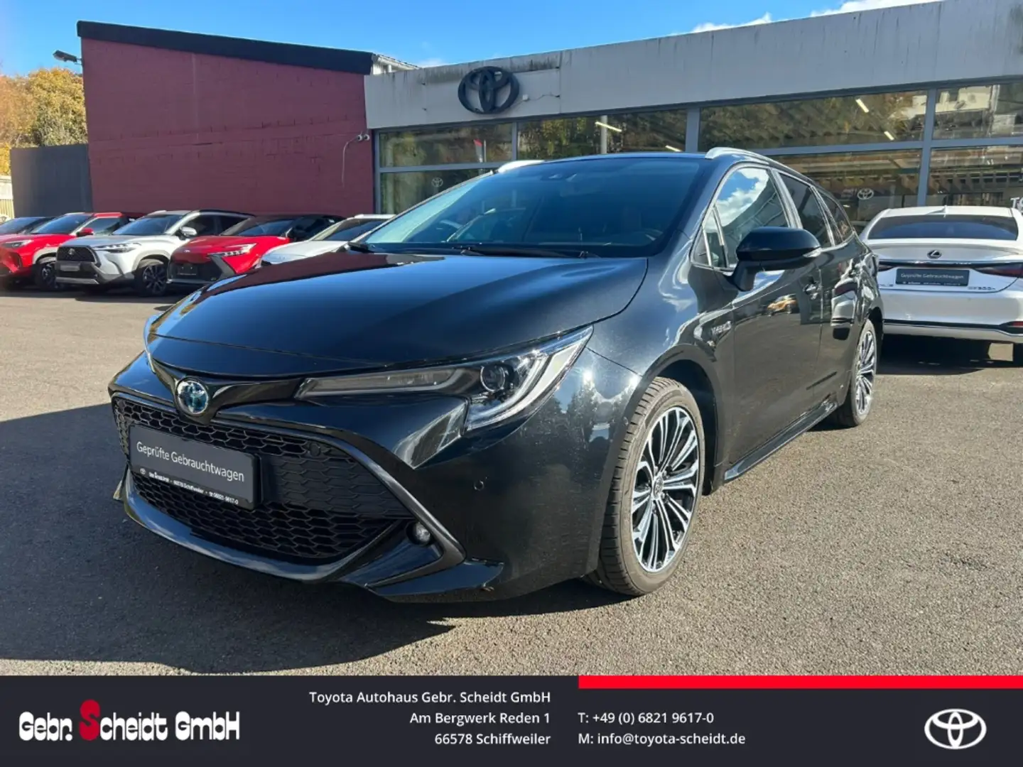 Toyota Corolla Touring Sports Hybrid Team D 2.0 EU6d LED-Hauptsch Schwarz - 1