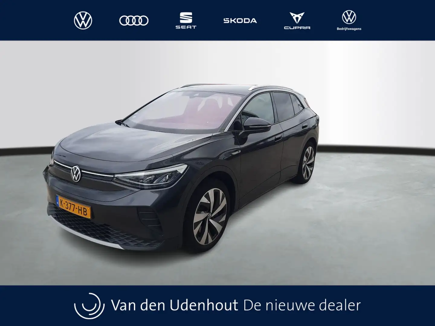 Volkswagen ID.4 First 77 kWh | 1e eigenaar | 20" | Wegkl. trekhaak Grijs - 1