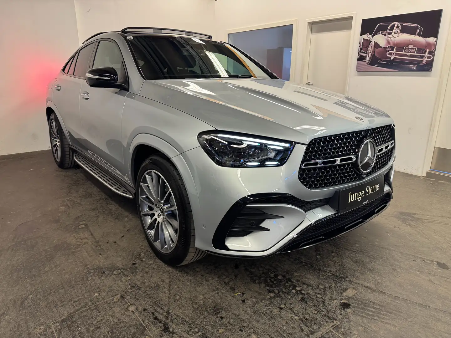 Mercedes-Benz GLE 350 GLE 350de 4M Coupe AMG-Line/Pano/Burmester/Luft Silver - 2