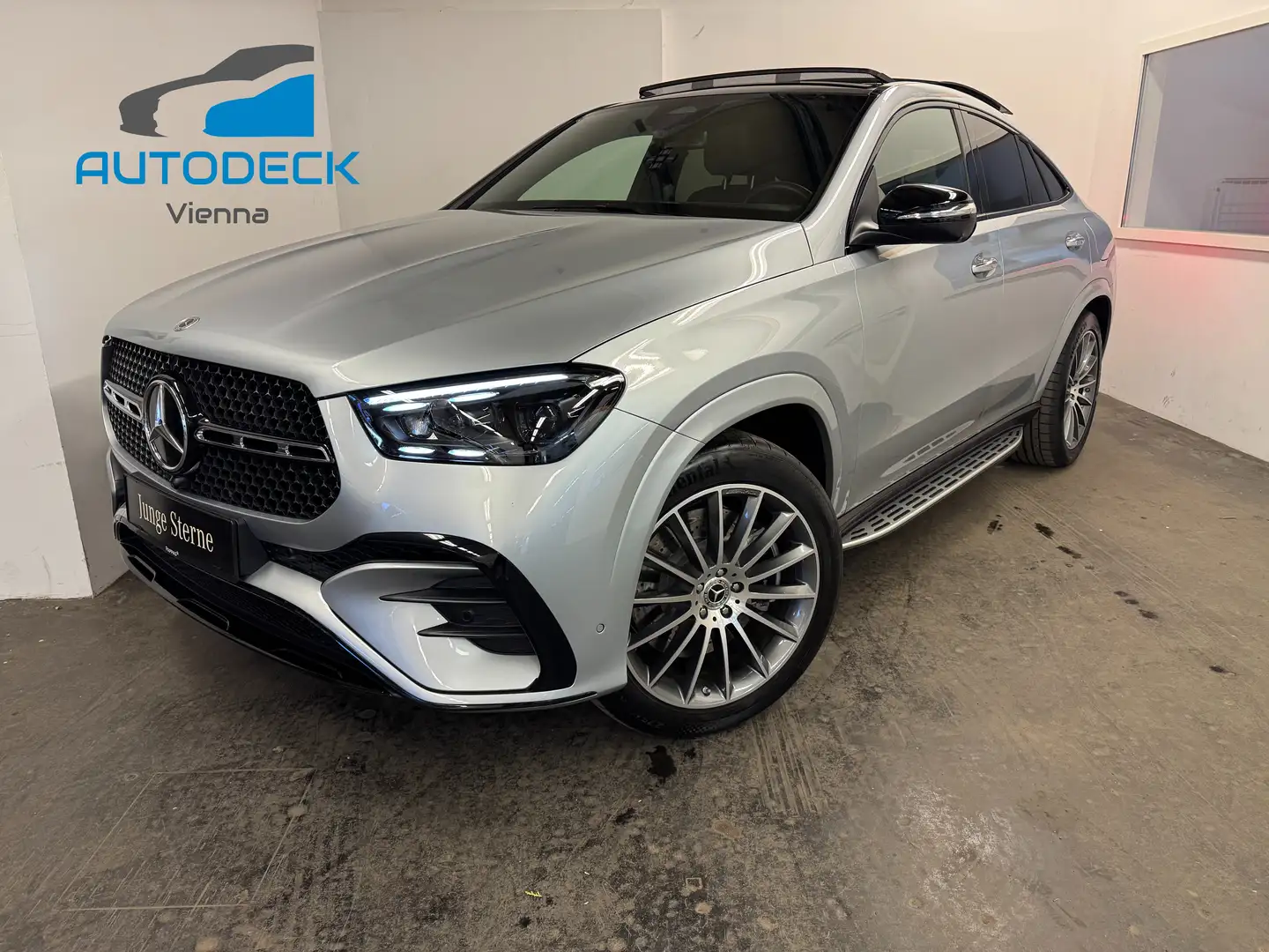 Mercedes-Benz GLE 350 GLE 350de 4M Coupe AMG-Line/Pano/Burmester/Luft Silver - 1