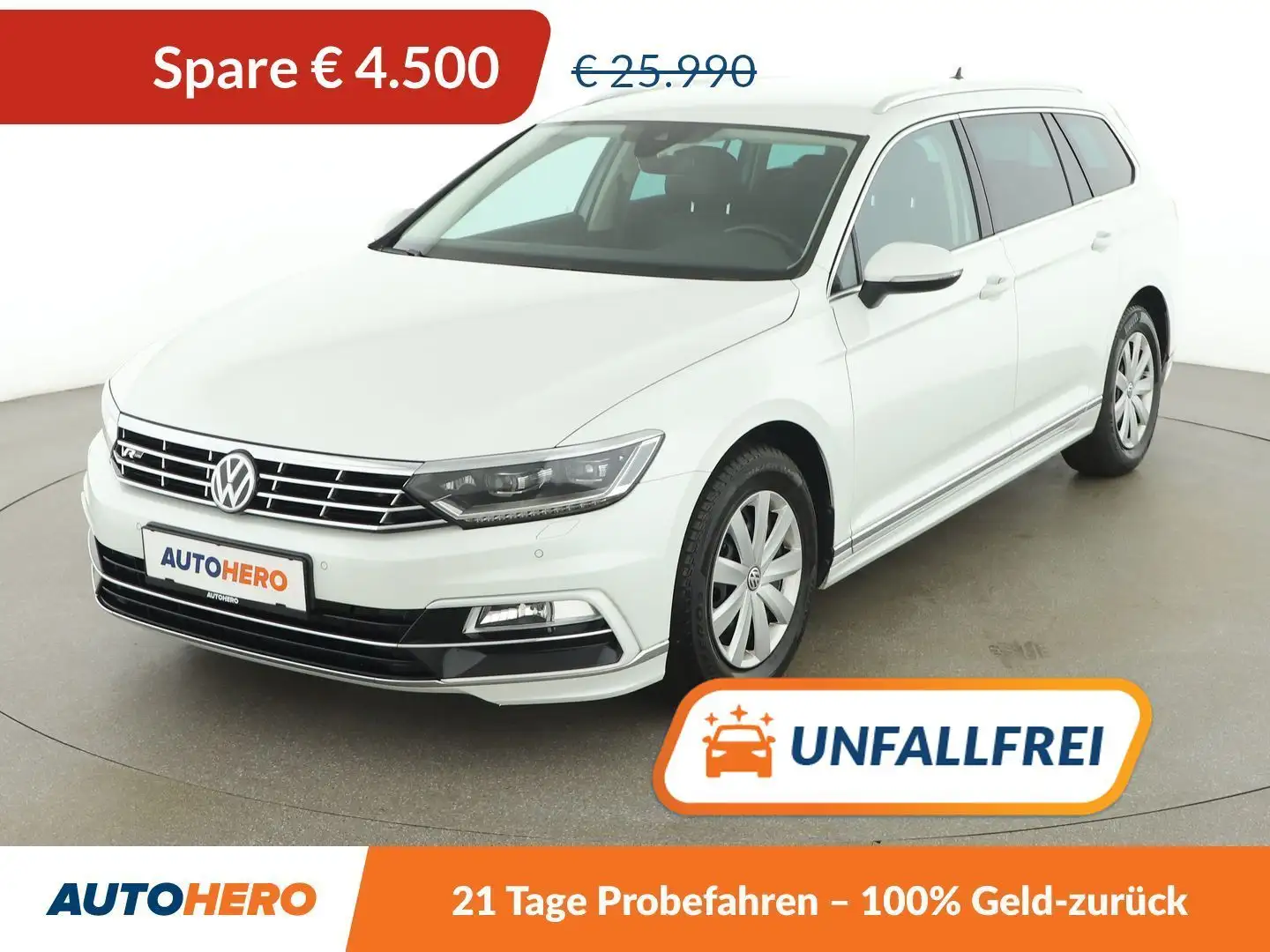 Volkswagen Passat 2.0 TDI Highline BMT R-Line Aut. *LED*ACC*TOT*CAM* Blanc - 1