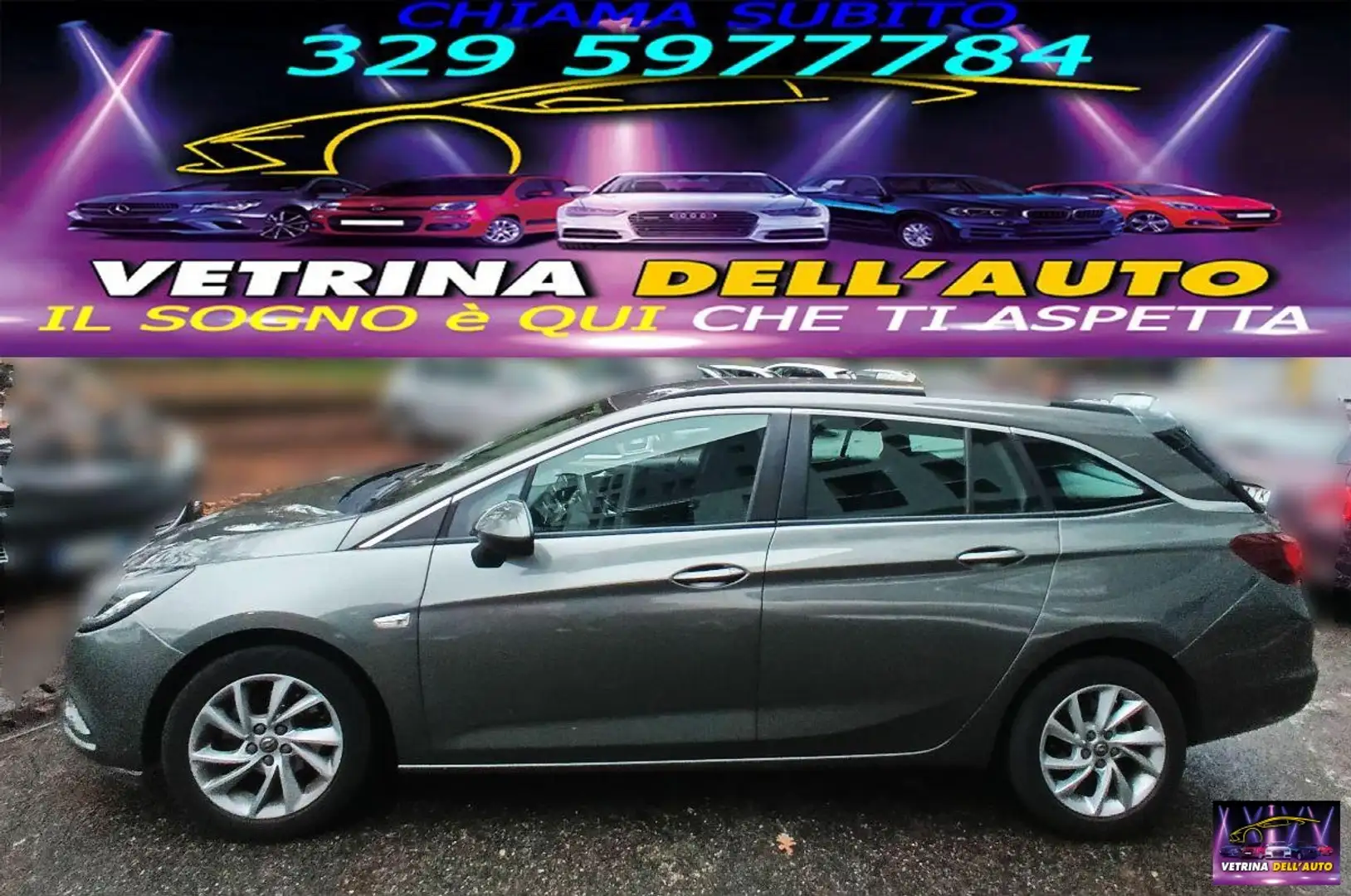 Opel Astra 1.6 CDTi 110 CV S&S ST Business Grigio - 2