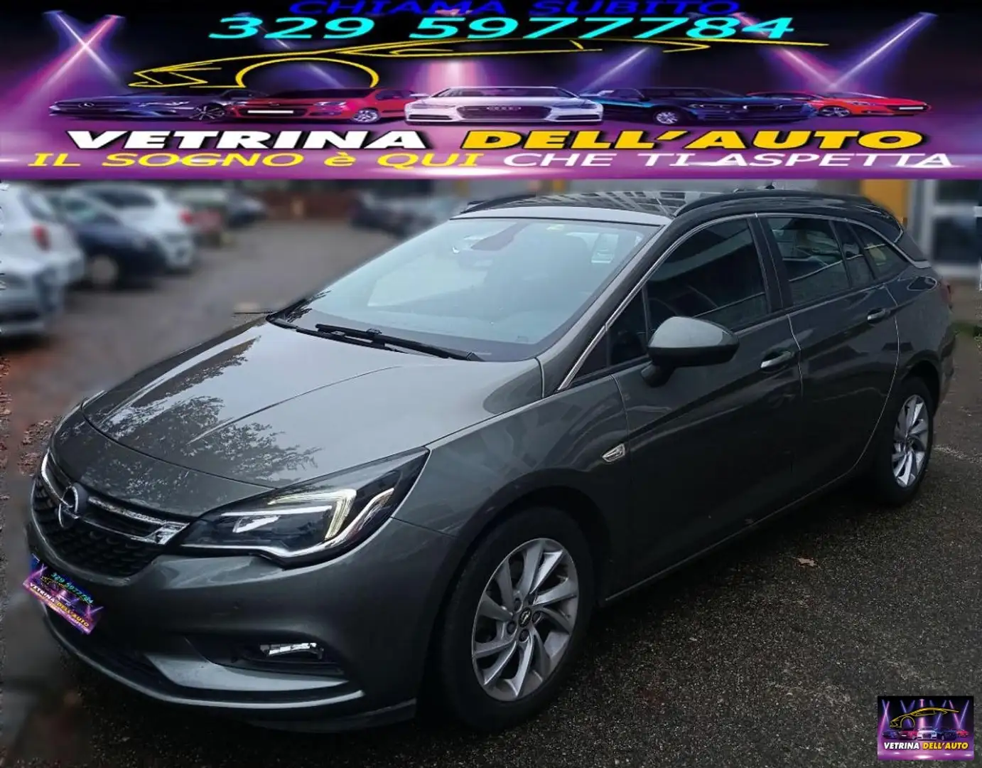 Opel Astra 1.6 CDTi 110 CV S&S ST Business Grigio - 1