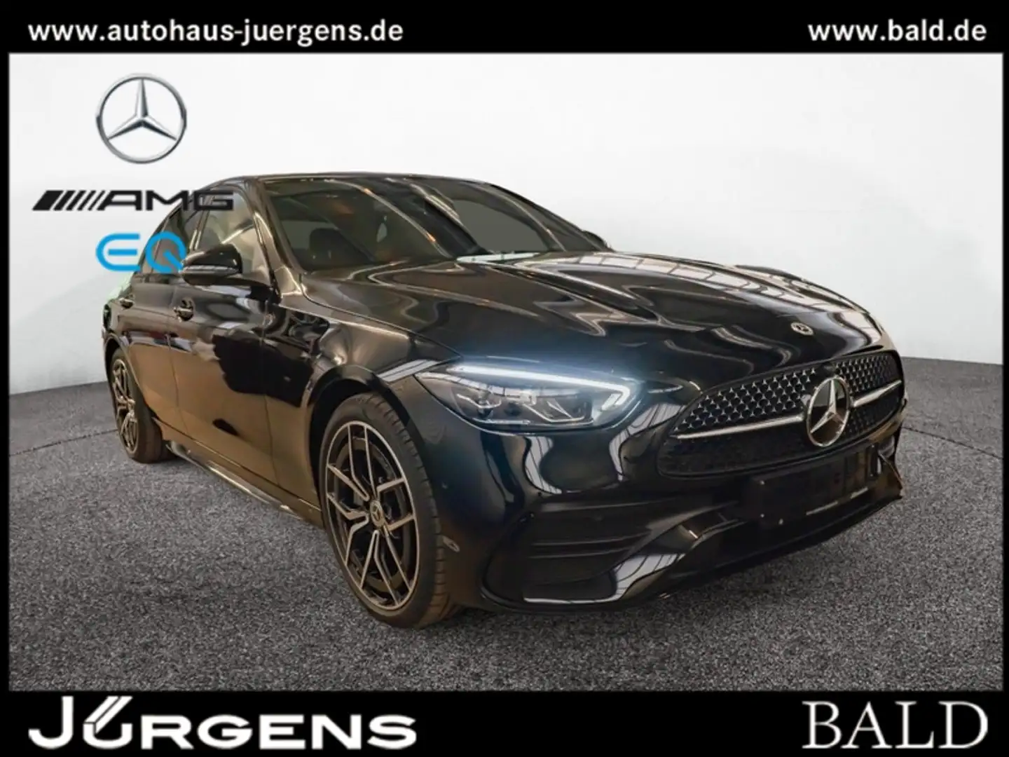 Mercedes-Benz C 200 AMG-Sport/LED/Sitzklima/Pano/Night/360 Schwarz - 1