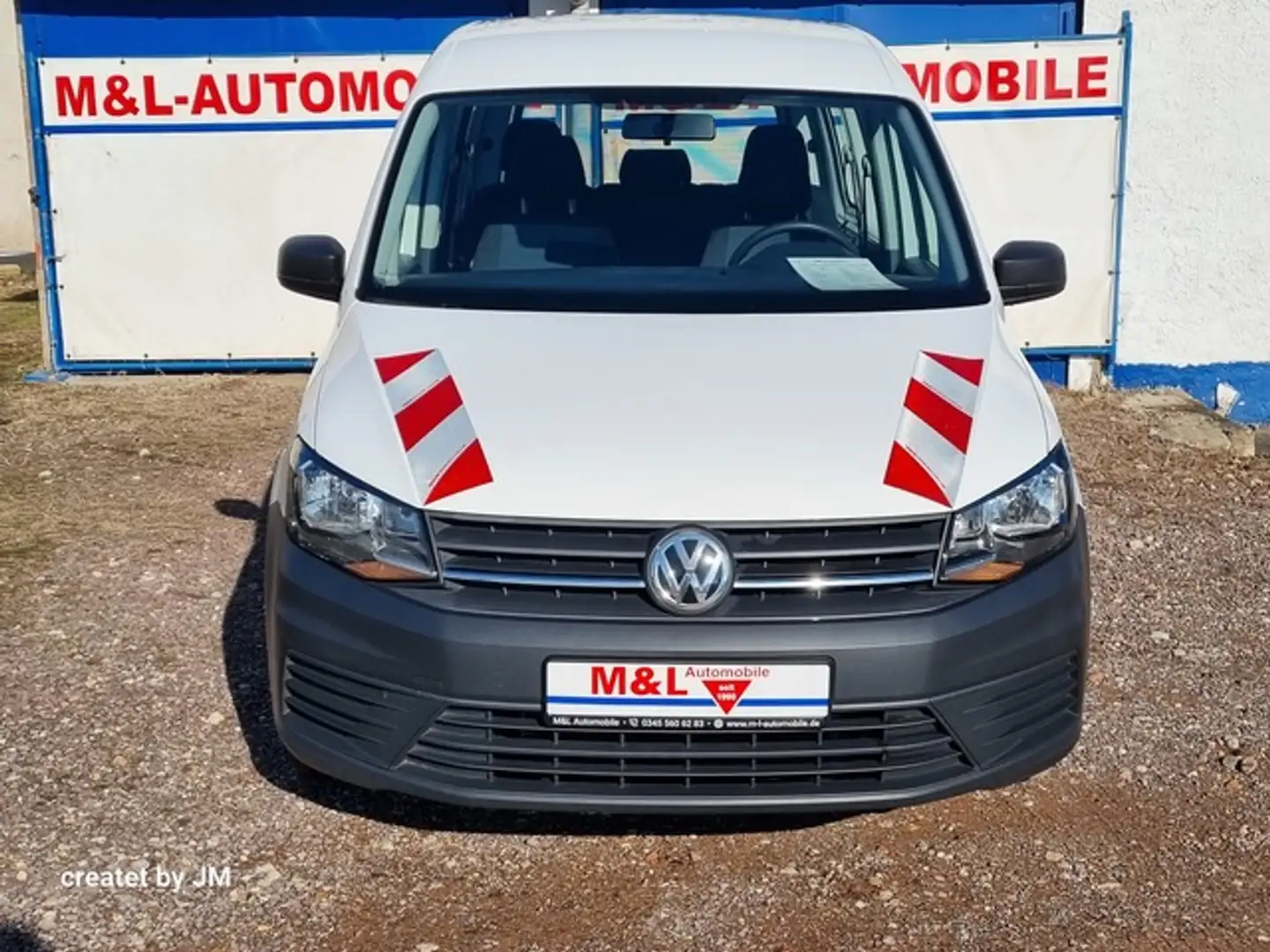 Volkswagen Caddy PKW 5 Sitze 2,0 TDI 102PS Conceptline Klima Blanc - 2