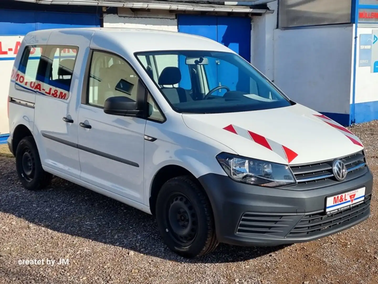 Volkswagen Caddy PKW 5 Sitze 2,0 TDI 102PS Conceptline Klima Weiß - 1