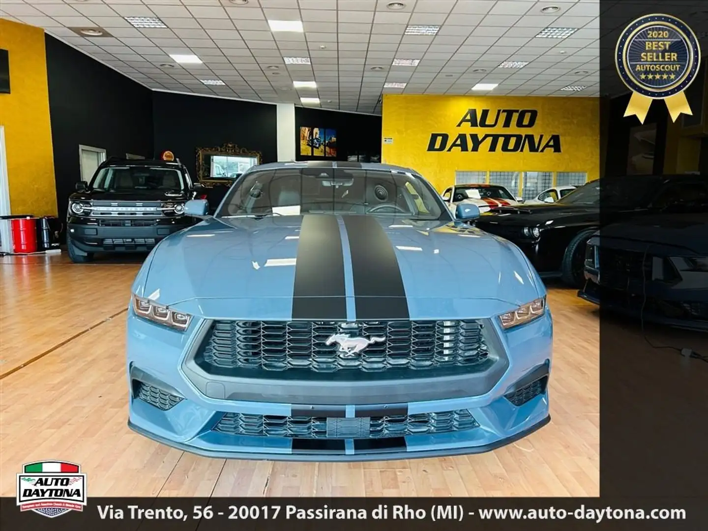 Ford Mustang 2.3 EcoBoost Automatica "PRONTA CONSEGNA" Gris - 1