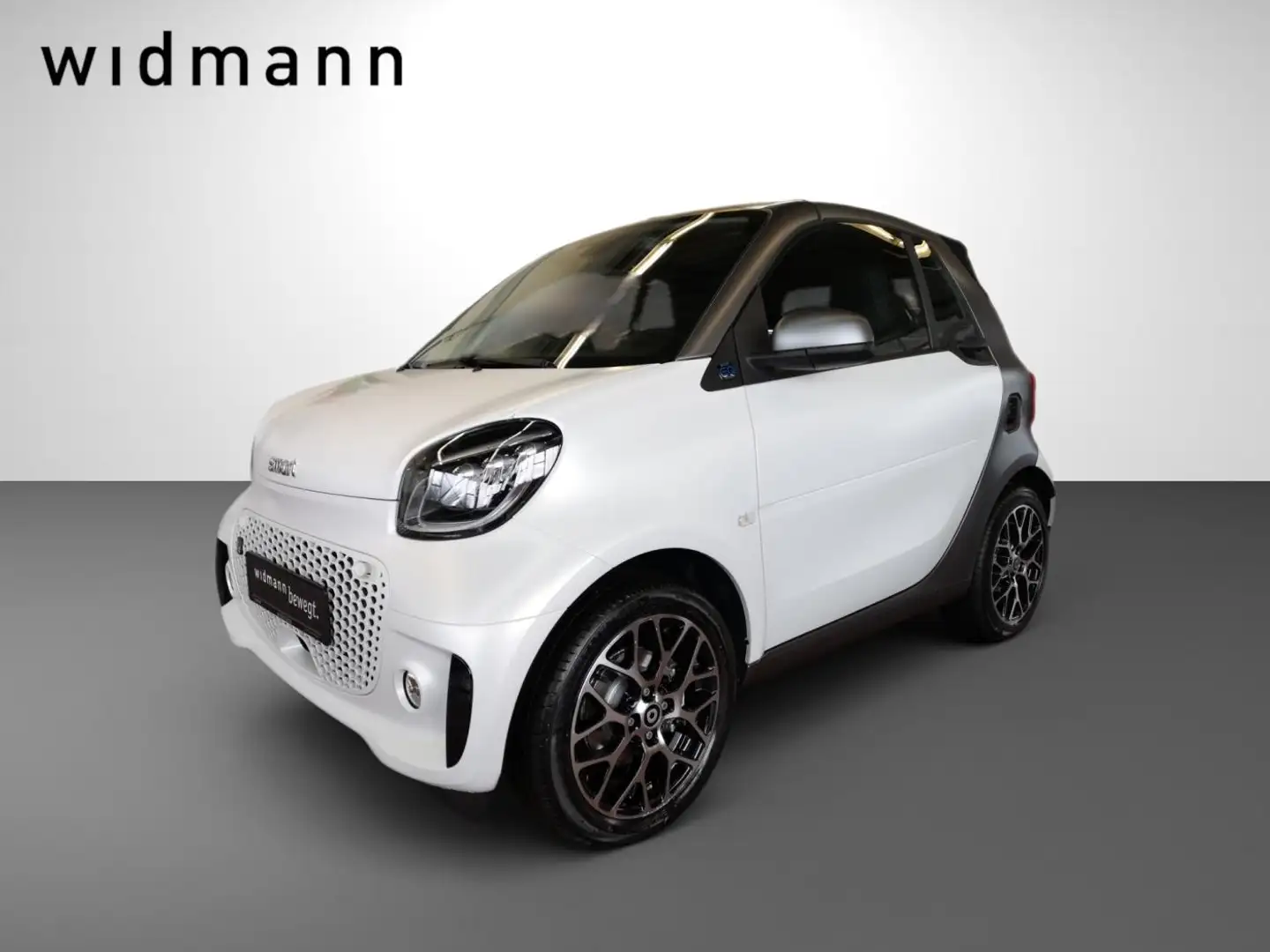 smart forTwo EQ  cabrio W-Paket LM Leder SHZ KlimaA Bianco - 2