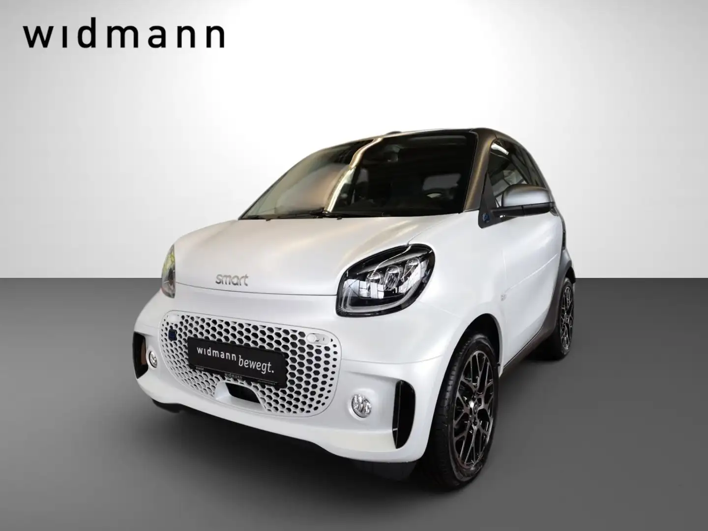 smart forTwo EQ  cabrio W-Paket LM Leder SHZ KlimaA Bianco - 1