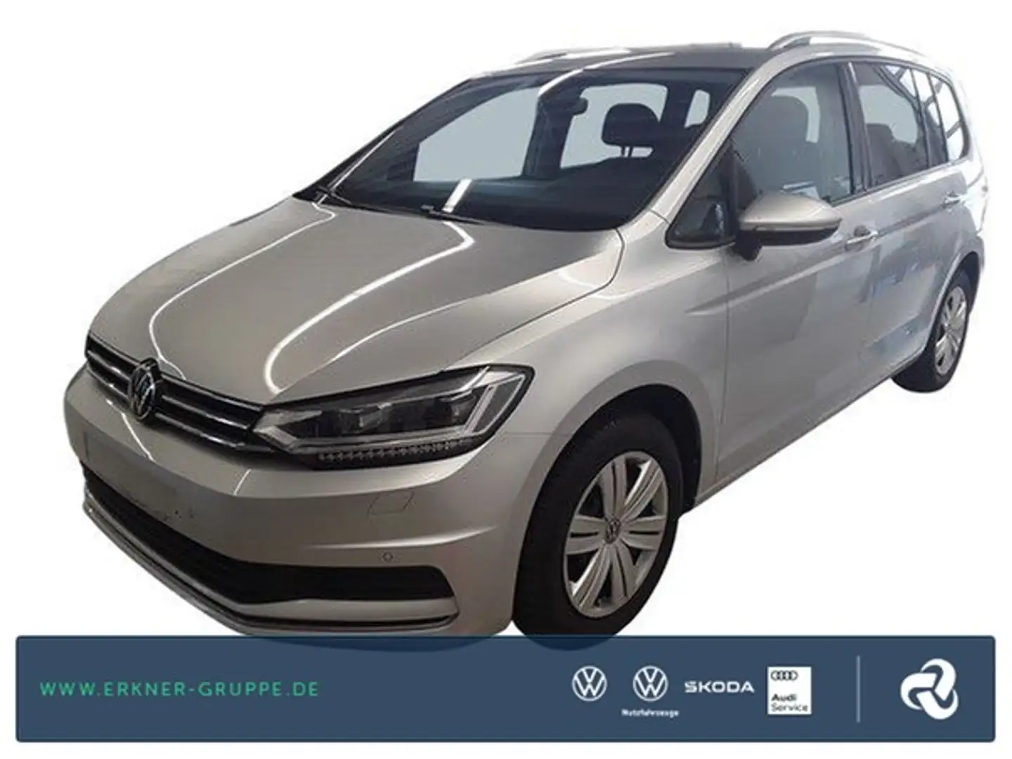Volkswagen Touran 2.0TDI DSG Move LED+ACC+BEHZB-FRTSCHB+STNDHZG+++ Silber - 1