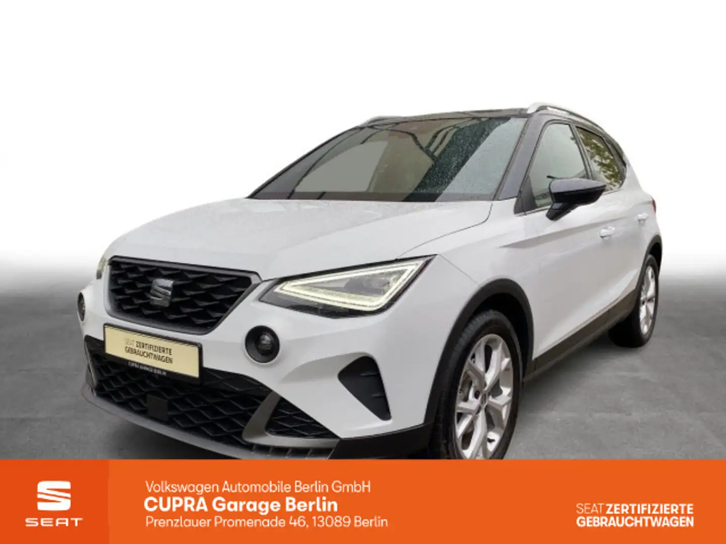SEAT Arona 1.0 TSI FR Climatronic Navi LED GRA PDC Bianco - 1