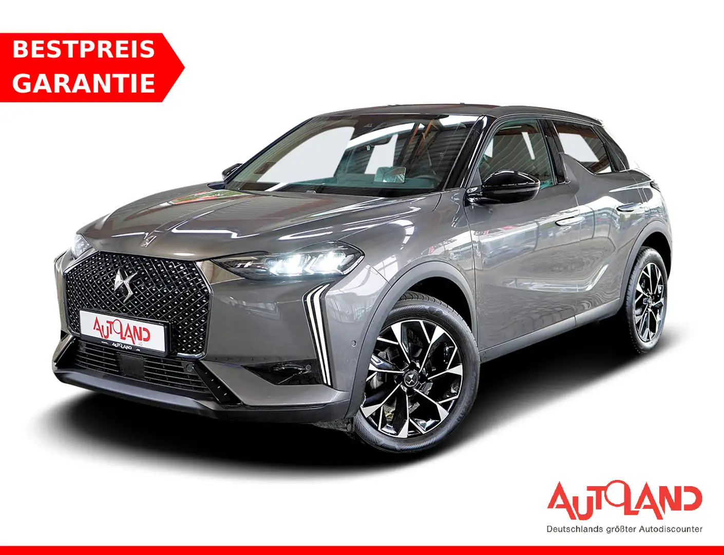 DS Automobiles DS 3 Crossback PureTech 130 Aut. LED ACC Navi 360 Grau - 1