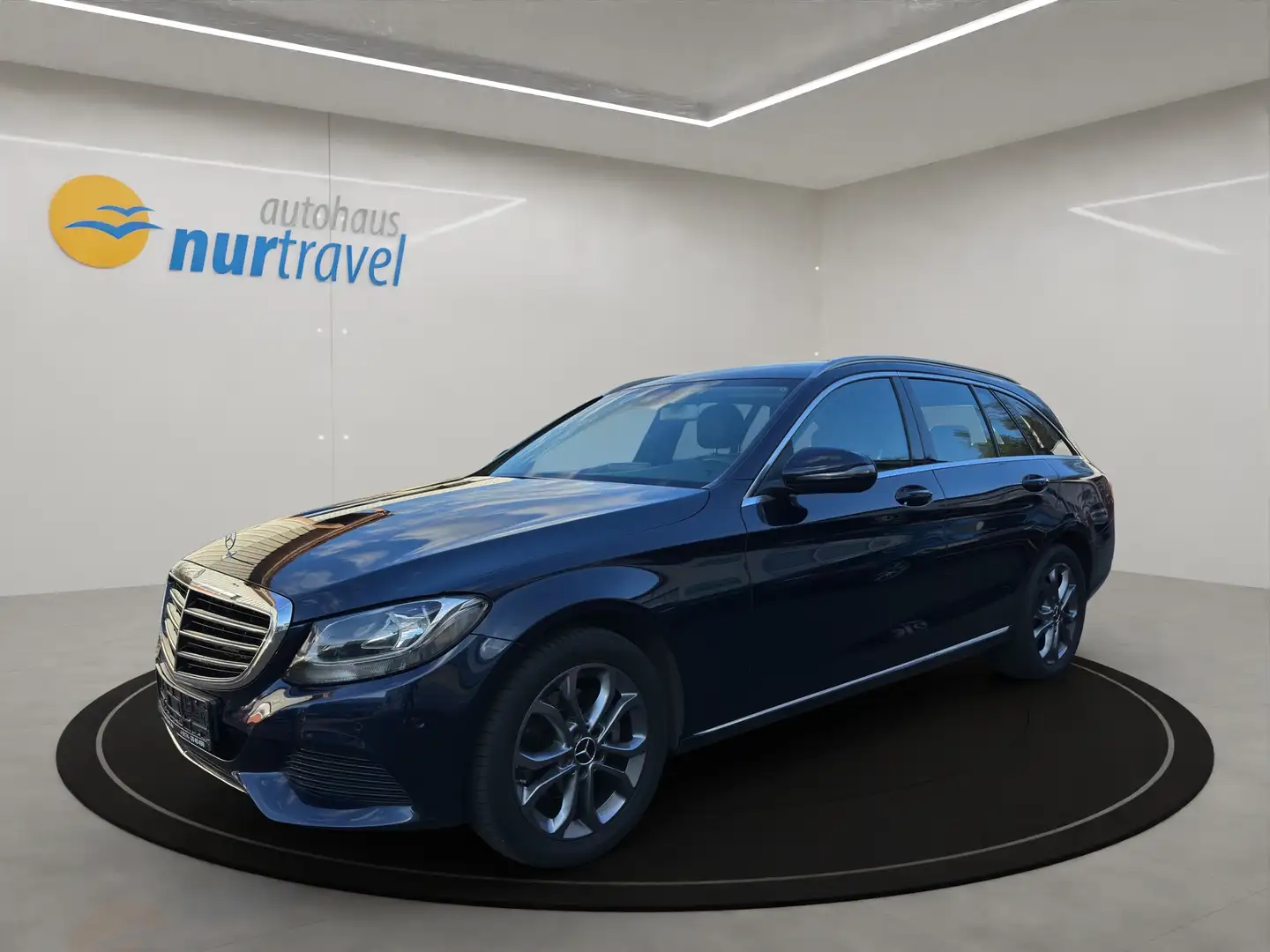 Mercedes-Benz C 220 d T Exclusive AHK R-Kam SHZ 2.Hand Blau - 1