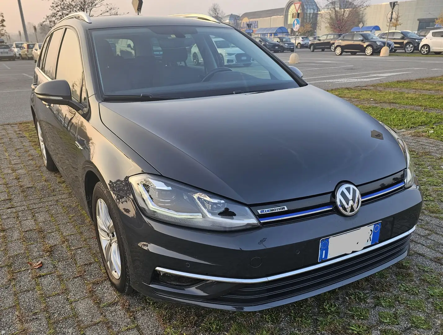 Volkswagen Golf Variant Golf VII 2017 Variant 1.4 tgi Executive 110cv dsg Grijs - 2