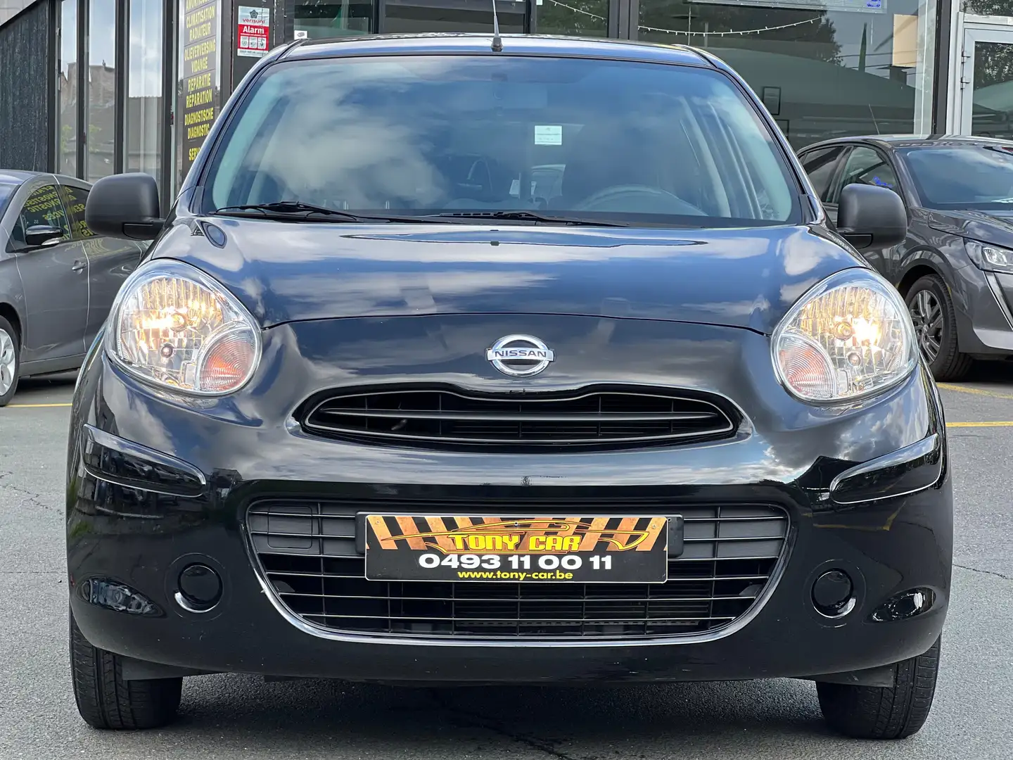 Nissan Micra Micra 1.2i✅24270km✅car-pass*A/c*AUX*G 12M Zwart - 1
