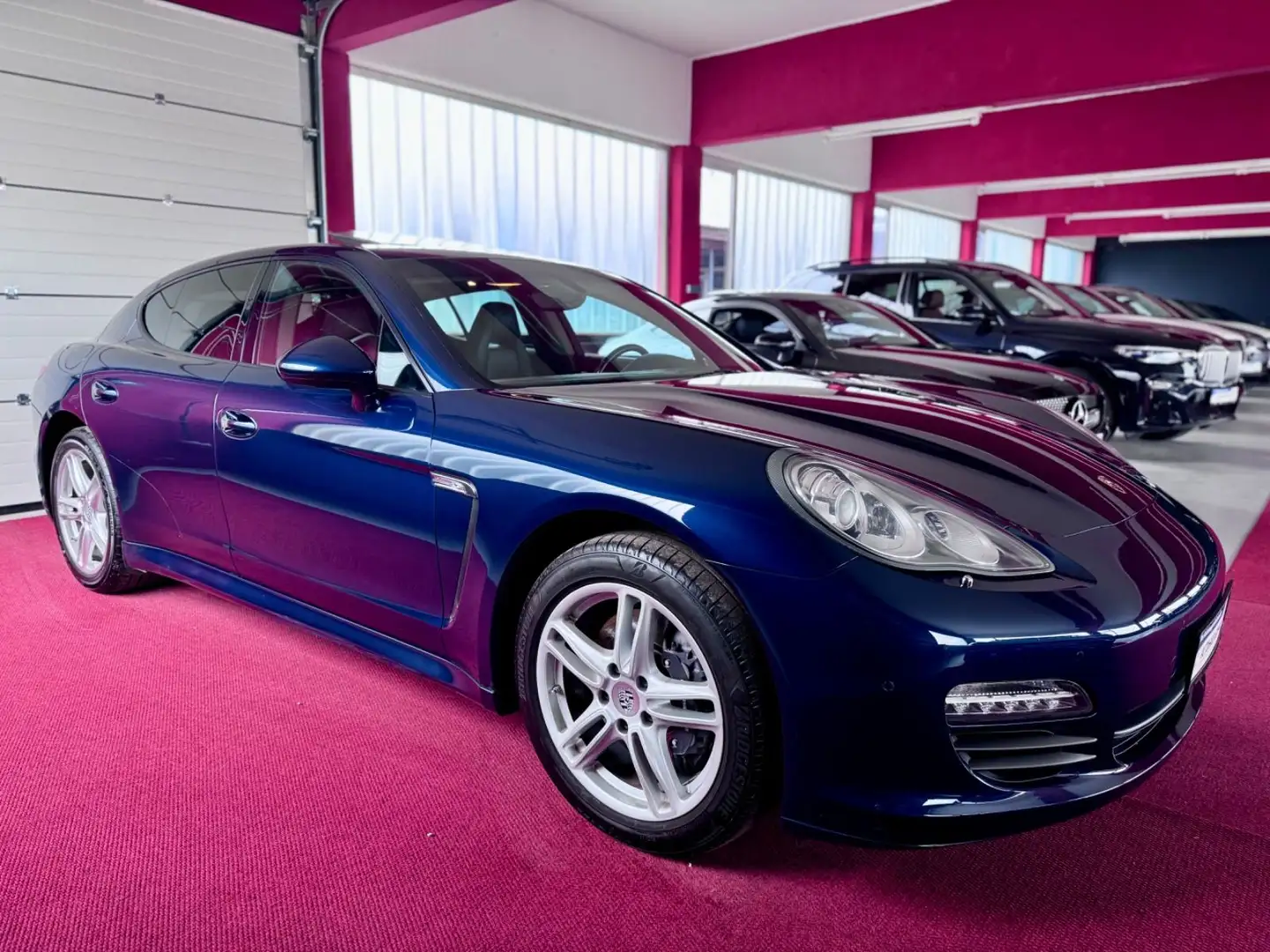 Porsche Panamera Diesel Schiebedach Bose Luft PCM 19Zoll Bleu - 2