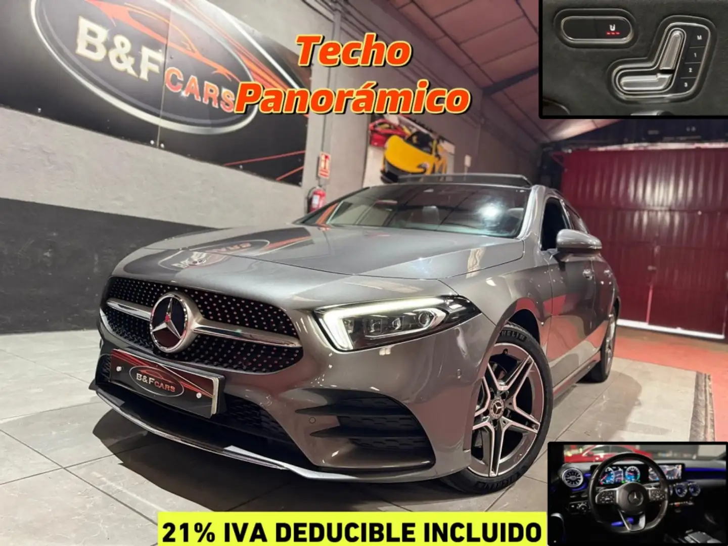 Mercedes-Benz A 250 250e 8G-DCT Gris - 1