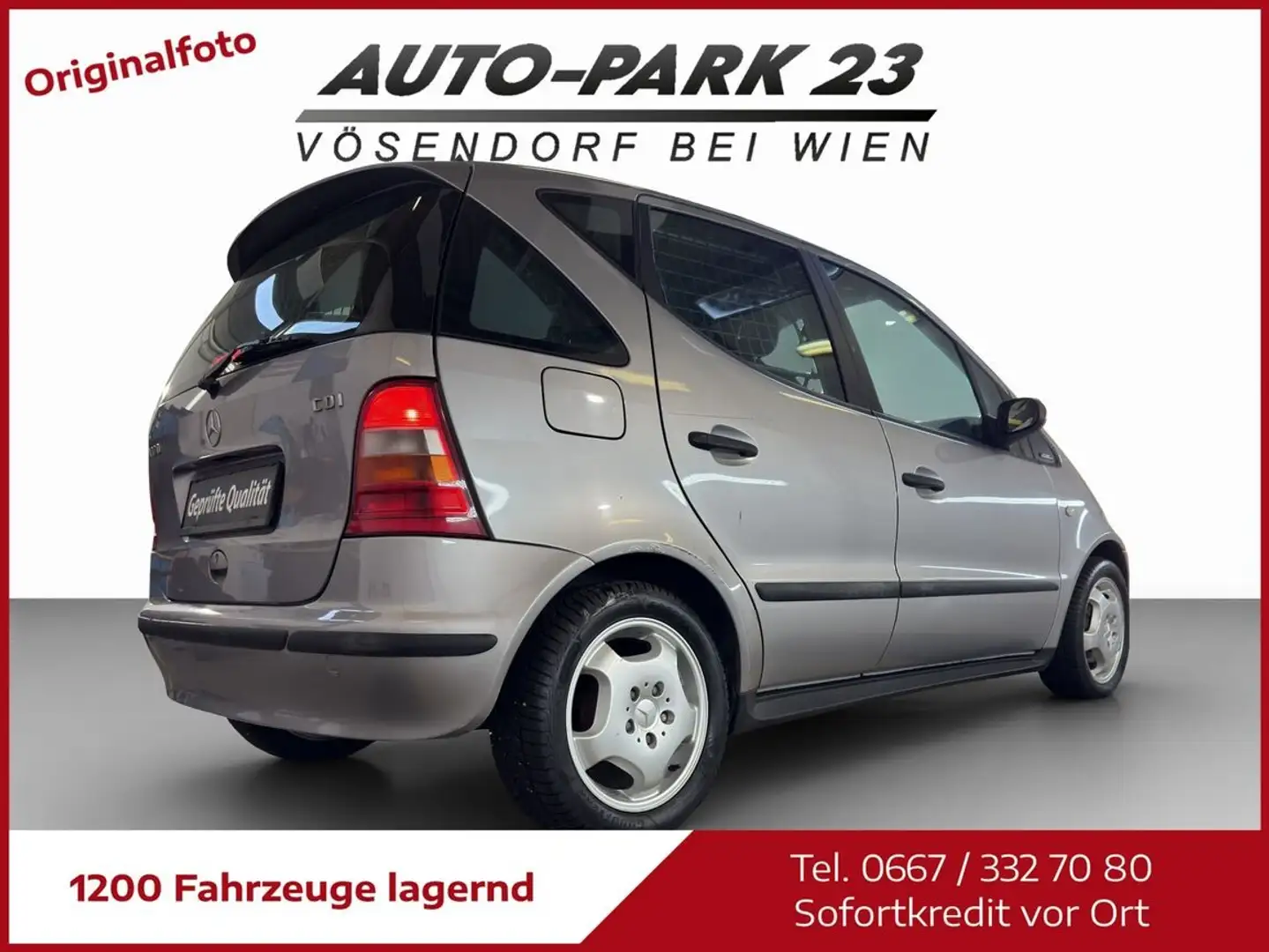 Mercedes-Benz A 170 CDI 90PS**PICKERL 2/2027**FÜR HUNDE TRANSPORT** Grau - 2