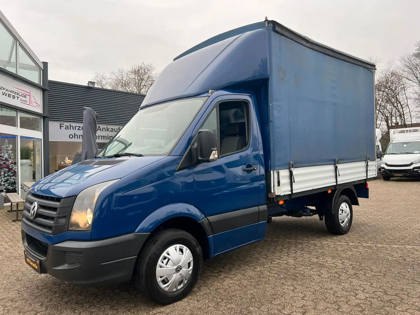Volkswagen Crafter TDI Pritsche+Plane*AHK=3.500Kg*Garantie* Blau - 1