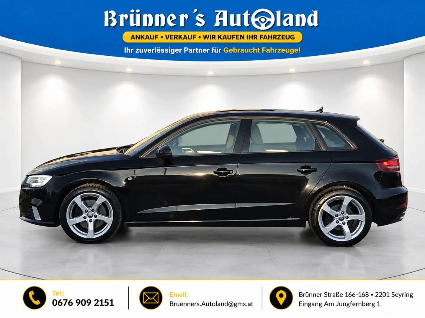 Audi A3 Sport Schwarz - 2