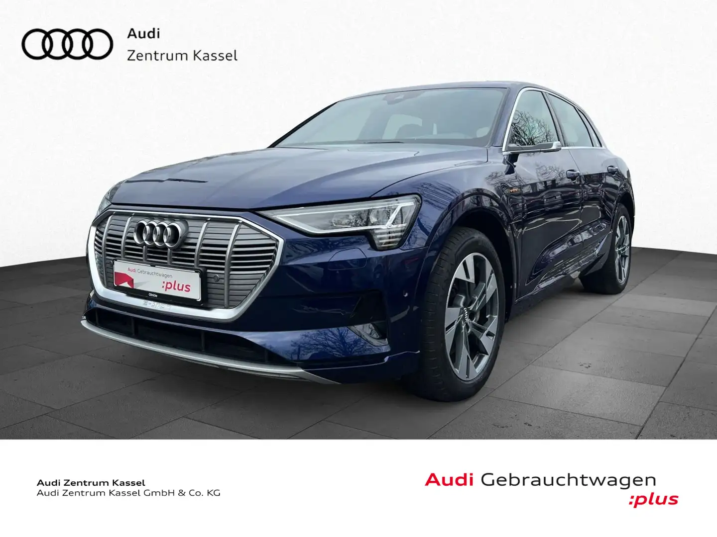 Audi e-tron 55 qu. S line Matrix B&O AHK virt Spiegel Blau - 1