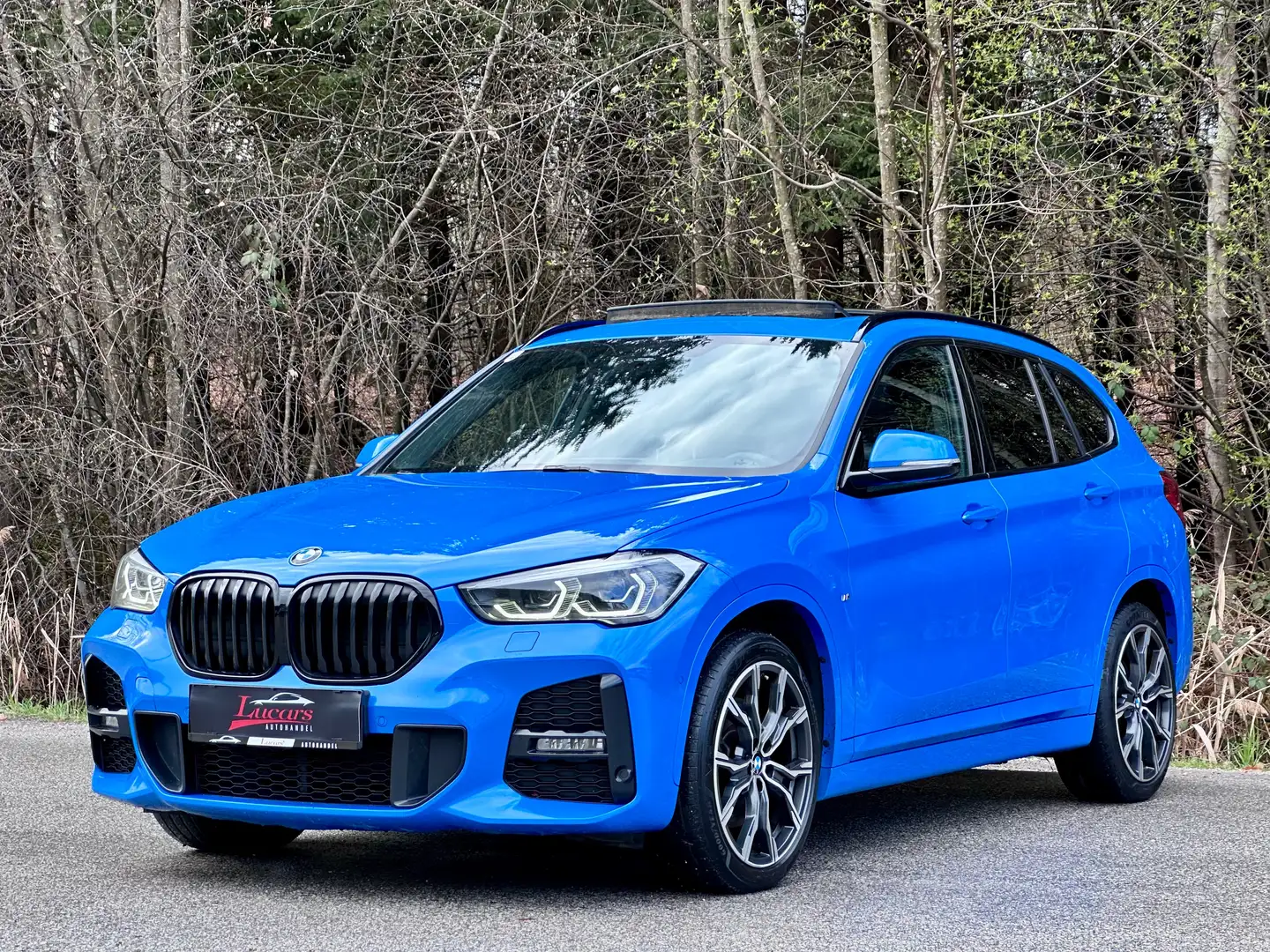 BMW X1 xDrive 20 d M Sport Aut. *PANO*HUP*LEDER*1 BESITZ* Blau - 1
