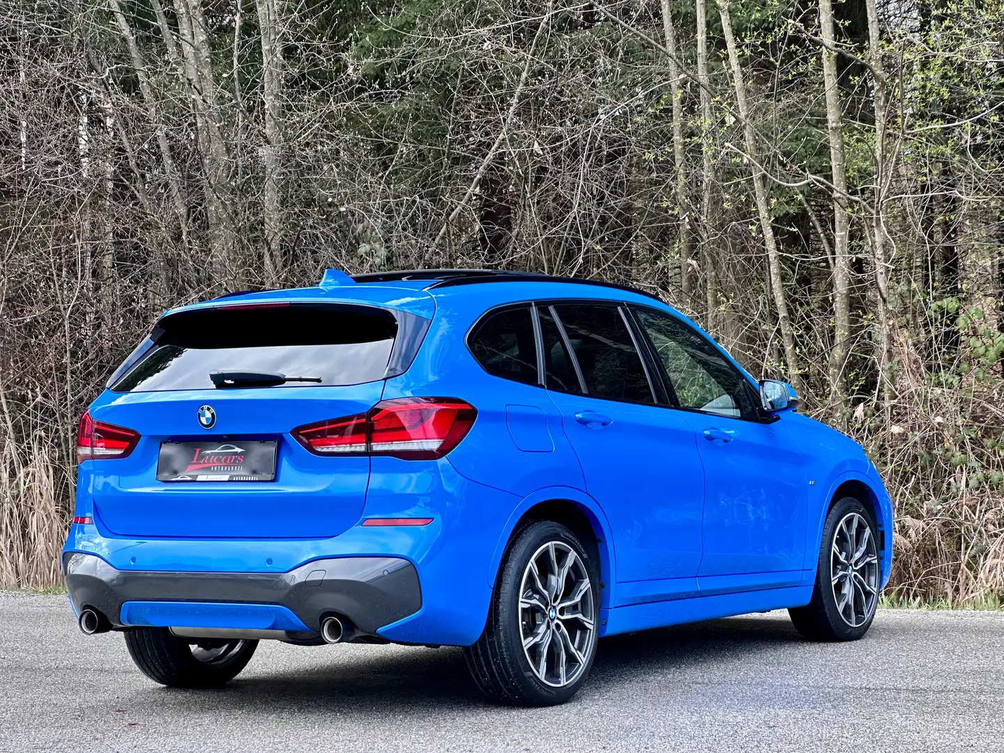 BMW X1 xDrive 20 d M Sport Aut. *PANO*HUP*LEDER*1 BESITZ* Blau - 2