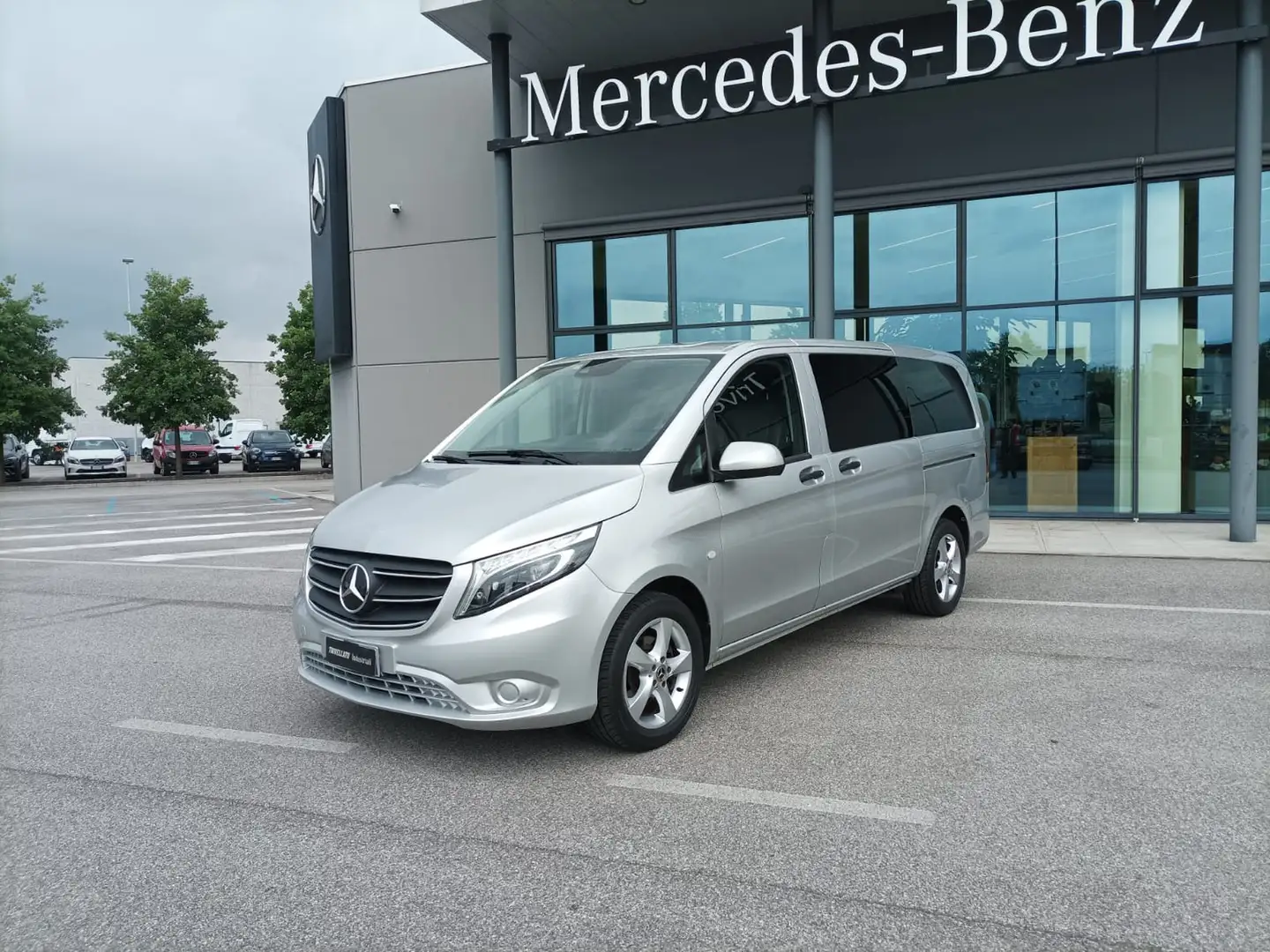 Mercedes-Benz Vito 116 cdi long mixto auto my20 Argento - 2