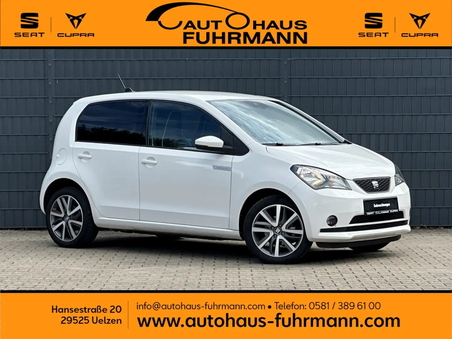 SEAT Mii electric Plus 36,8 kWh CCS/PDC/SHZ/TEMPOMAT Blanc - 1