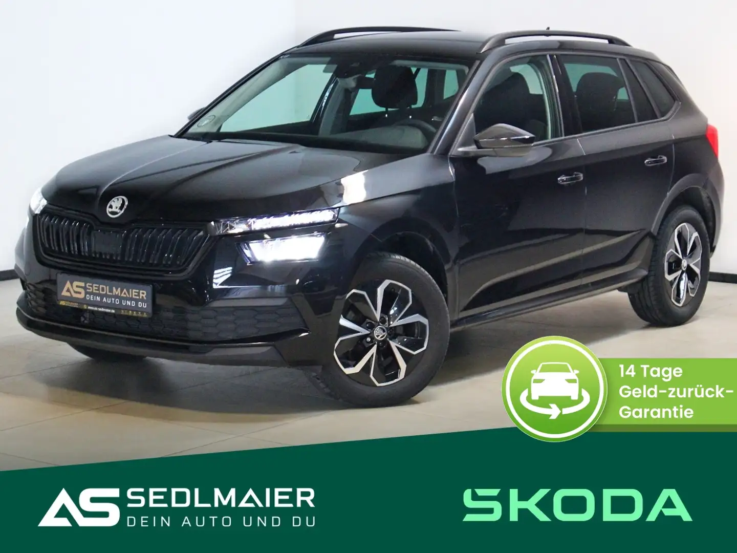 Skoda Kamiq 1.5 TSI Ambition SHZ|DAB|APP|BT|KlimaAuto Negro - 1