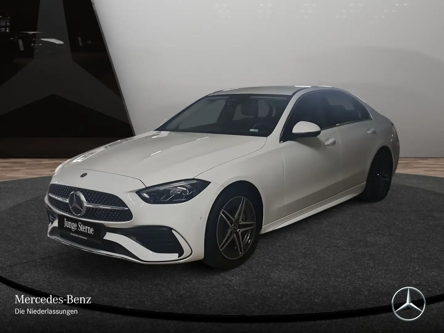 Mercedes-Benz C 180 AMG+LED+KAMERA+TOTW+KEYLESS+9G Weiß - 2