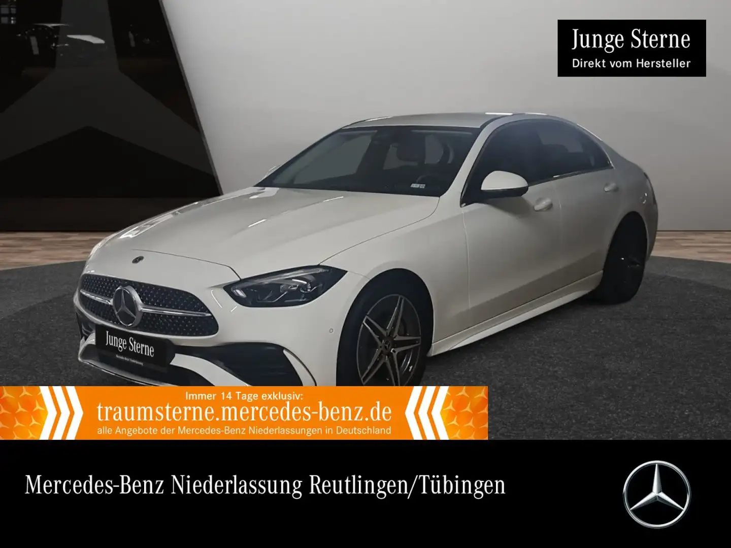 Mercedes-Benz C 180 AMG+LED+KAMERA+TOTW+KEYLESS+9G Weiß - 1