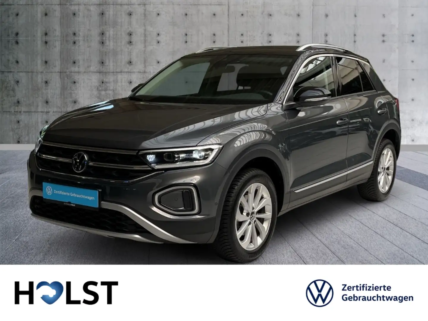 Volkswagen T-Roc 1.5TSI DSG Style AHK NAV GJR SHZ Business-Paket Grau - 2