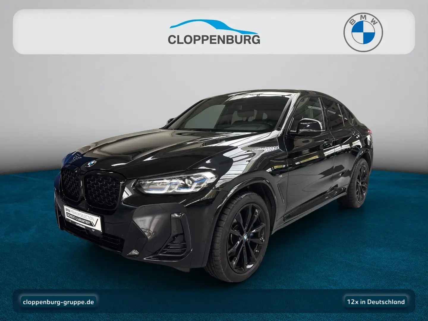 BMW X4 xDrive30d M Sportpaket Navi+360°+Laser+ACC+BT Schwarz - 1