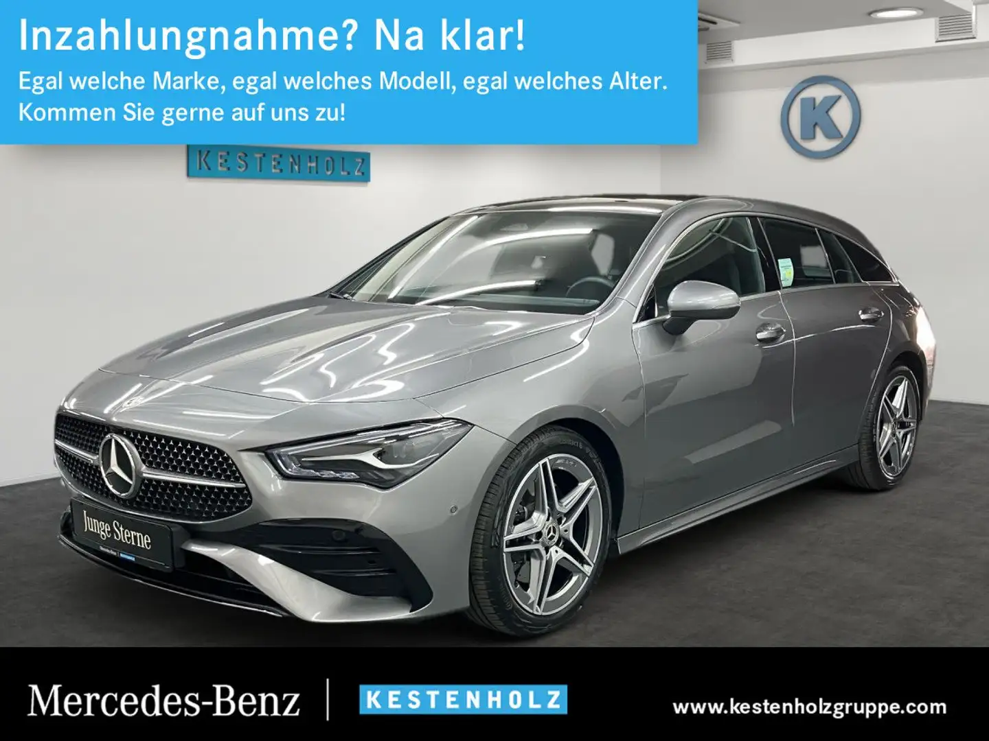 Mercedes-Benz CLA 200 Shooting Brake AMG+LEDER+PANO+DISTRO Grau - 1