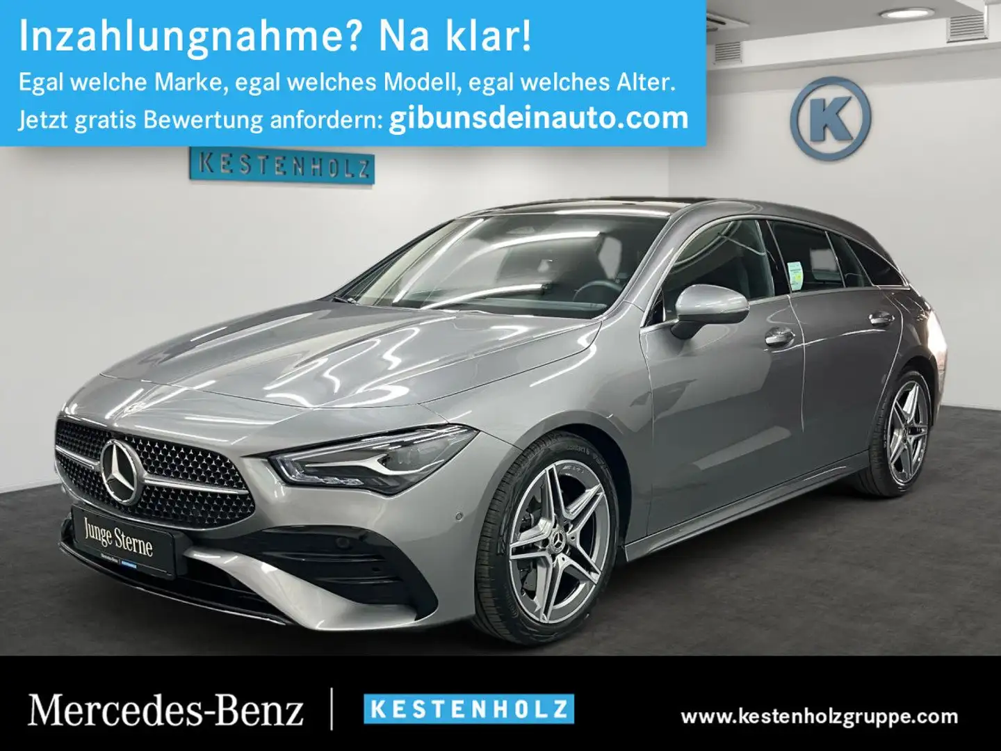 Mercedes-Benz CLA 200 Shooting Brake AMG+LEDER+PANO+DISTRO Grau - 1