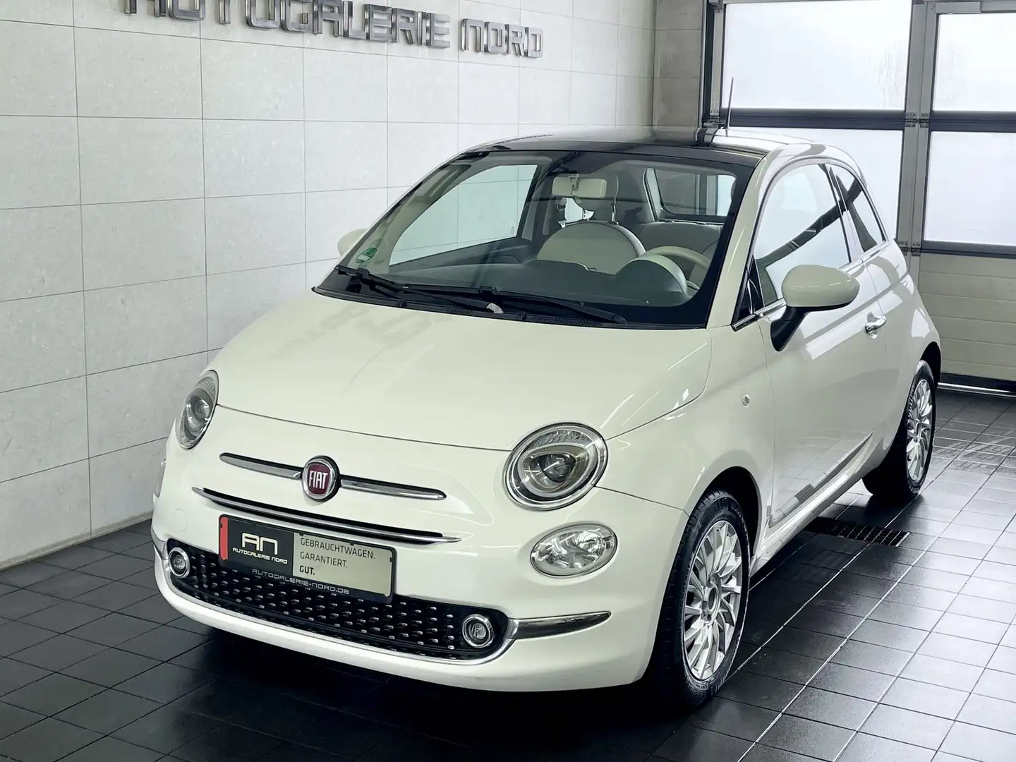 Fiat 500 Lounge 1.Hand+Panorama+PDC Wit - 2