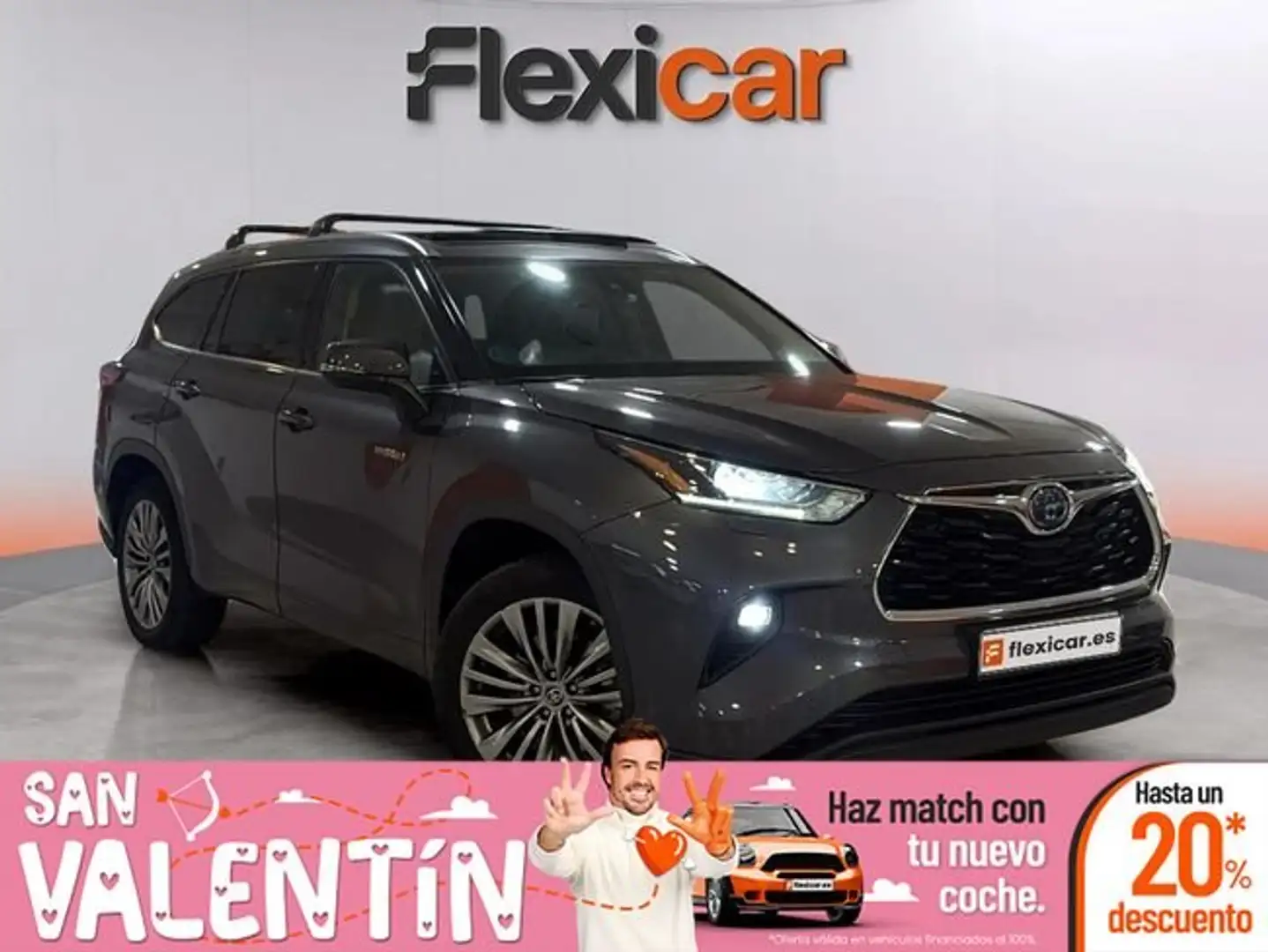 Toyota Highlander 2.5 Advance P. Esp. Techo Panorámico Gris - 1