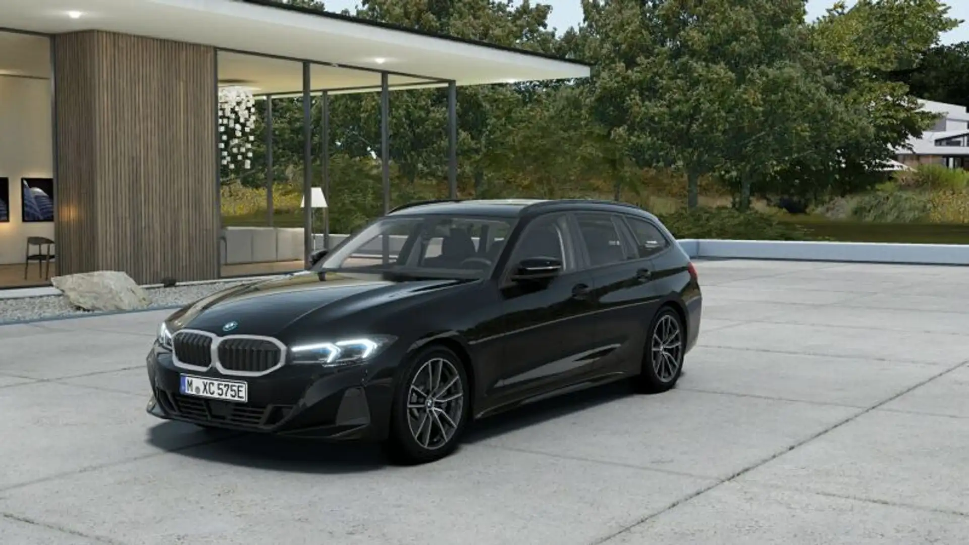 BMW 330 e Black - 1