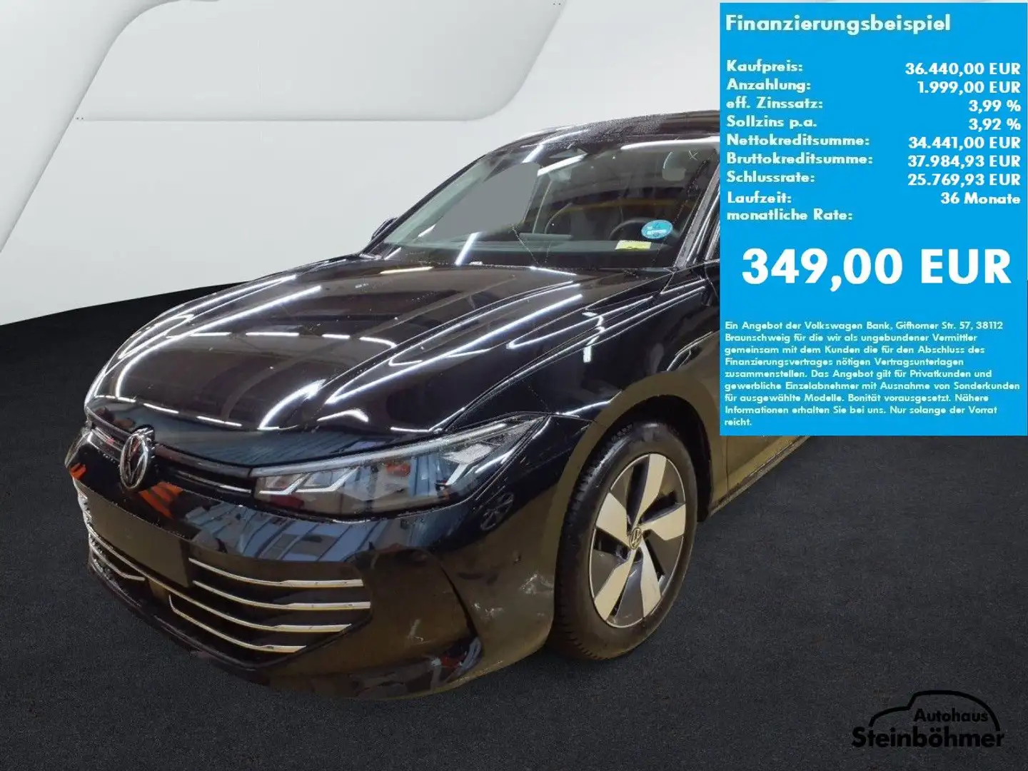 Volkswagen Passat Business 2.0TDI DSG LED NAV AHK ACC Navi Nero - 2