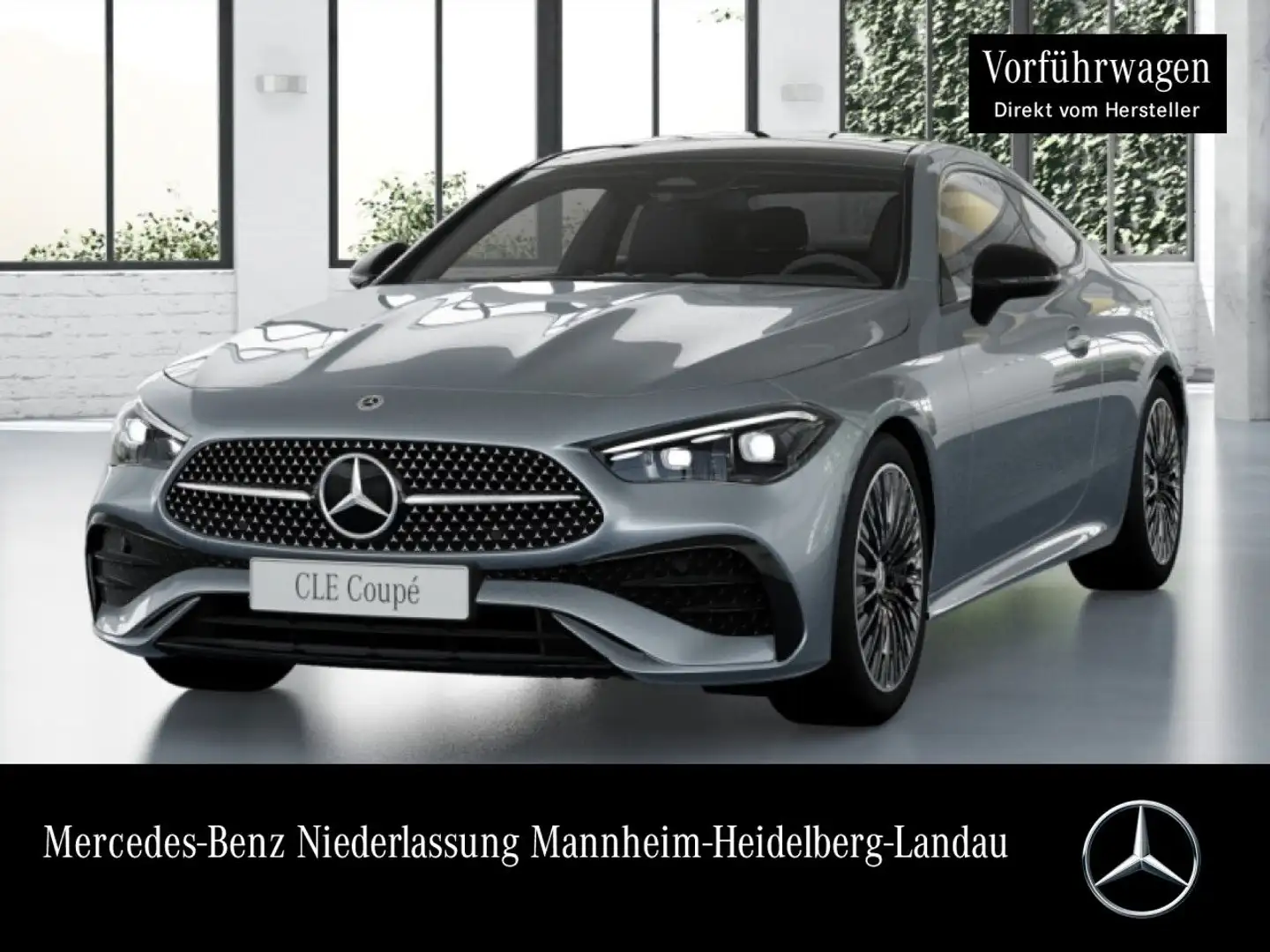 Mercedes-Benz CLE 220 d AMG+NIGHT+PANO+BURMESTER+KAMERA+KEYLESS Silber - 1