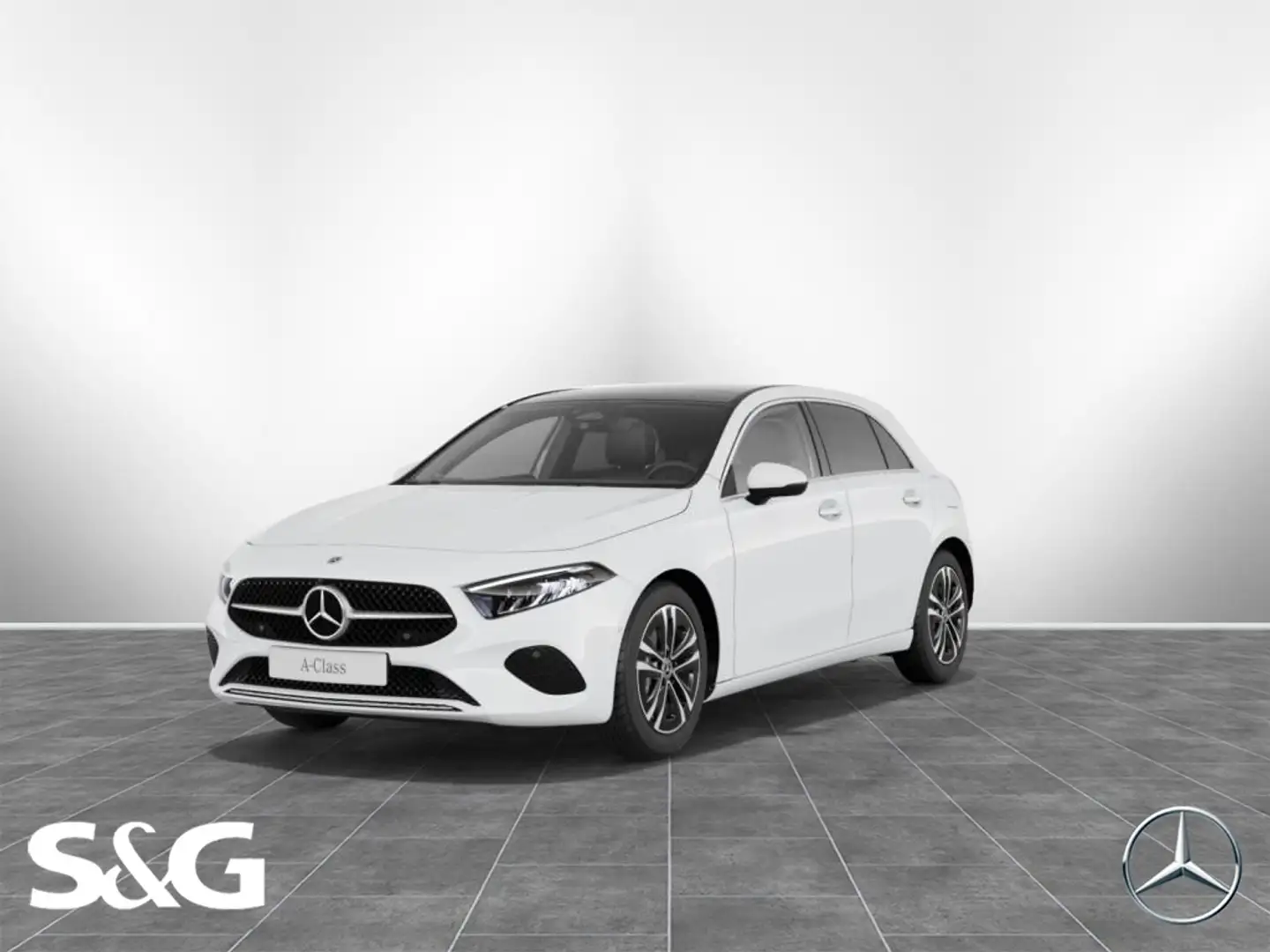 Mercedes-Benz A 180 KAMERA+PANORAMA+STANDHEIZUNG+BURMESTER+17" Weiß - 1