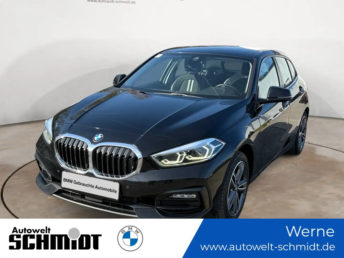 BMW 118 d Sport Line Aut. Schwarz - 1