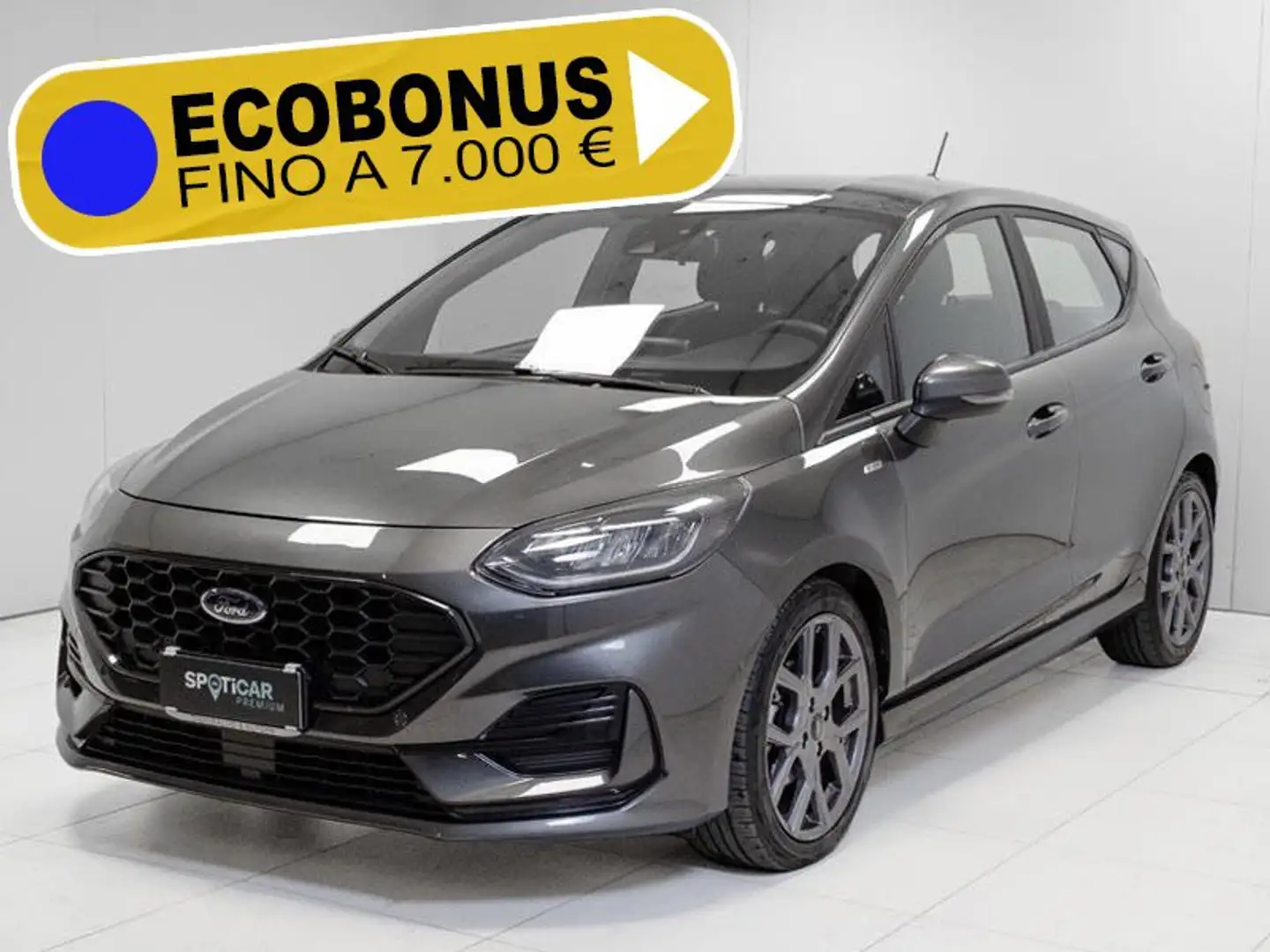 Ford Fiesta VII 5p 1.0 ecoboost h ST-Line 125cv Blanc - 1