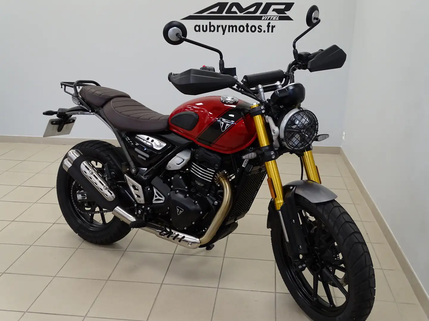 Triumph Scrambler 400 X Rouge - 2